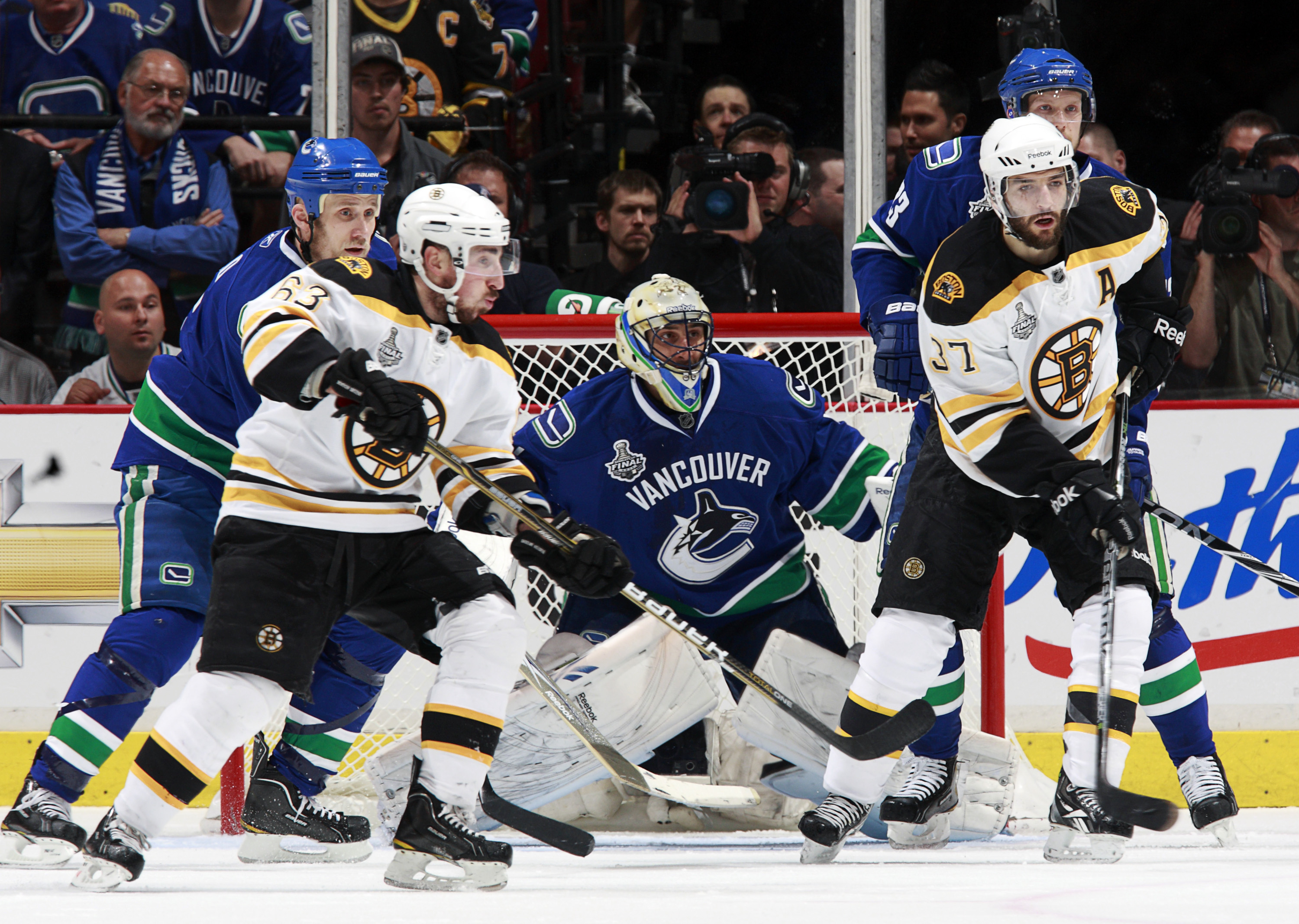 Boston Bruins v Vancouver Canucks Game Two » strategy