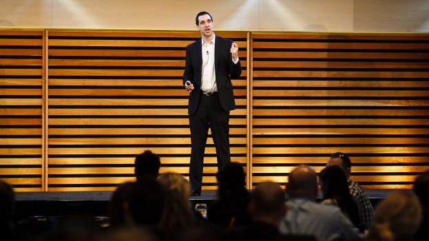 Facebook Canada's Steve Irvine speaks to marketers at BNPA conference
