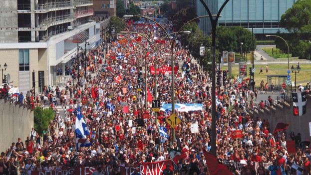 Large protest