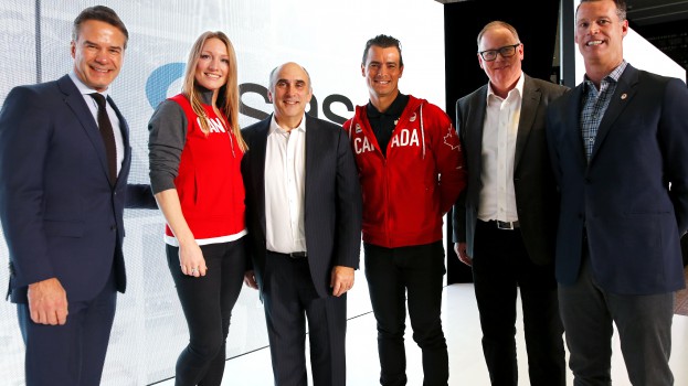 Canadian Olympic Committee partnership announcement with SAS
