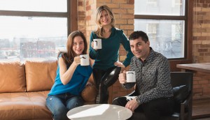 The G&G co-founders: co-creative directors Alanna Nathanson and Natalie Armata and Gino Cantalini, chief strategy officer.