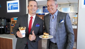 Holiday Inn Express-Hockey Legends Doug Gilmour and Guy Carbonne