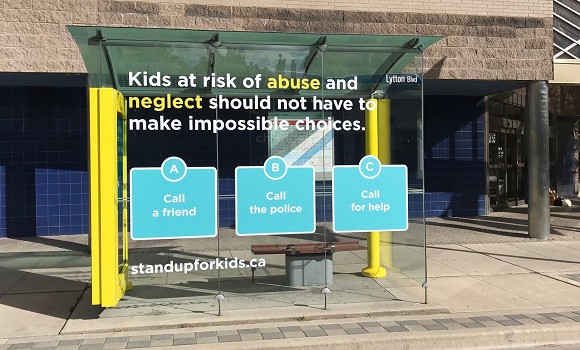 Impossible Choices transit shelter wrap