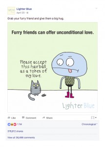 “Lighter Blue” was a Cannes-winning social campaign that explained symptoms of Major Depressive Disorder and illustrated coping strategies with a touch of humour.