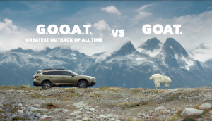 To demonstrate the off-road capability of the new Subaru Outback, the campaign pitted it against the ultimate off-road explorer: a mountain goat.