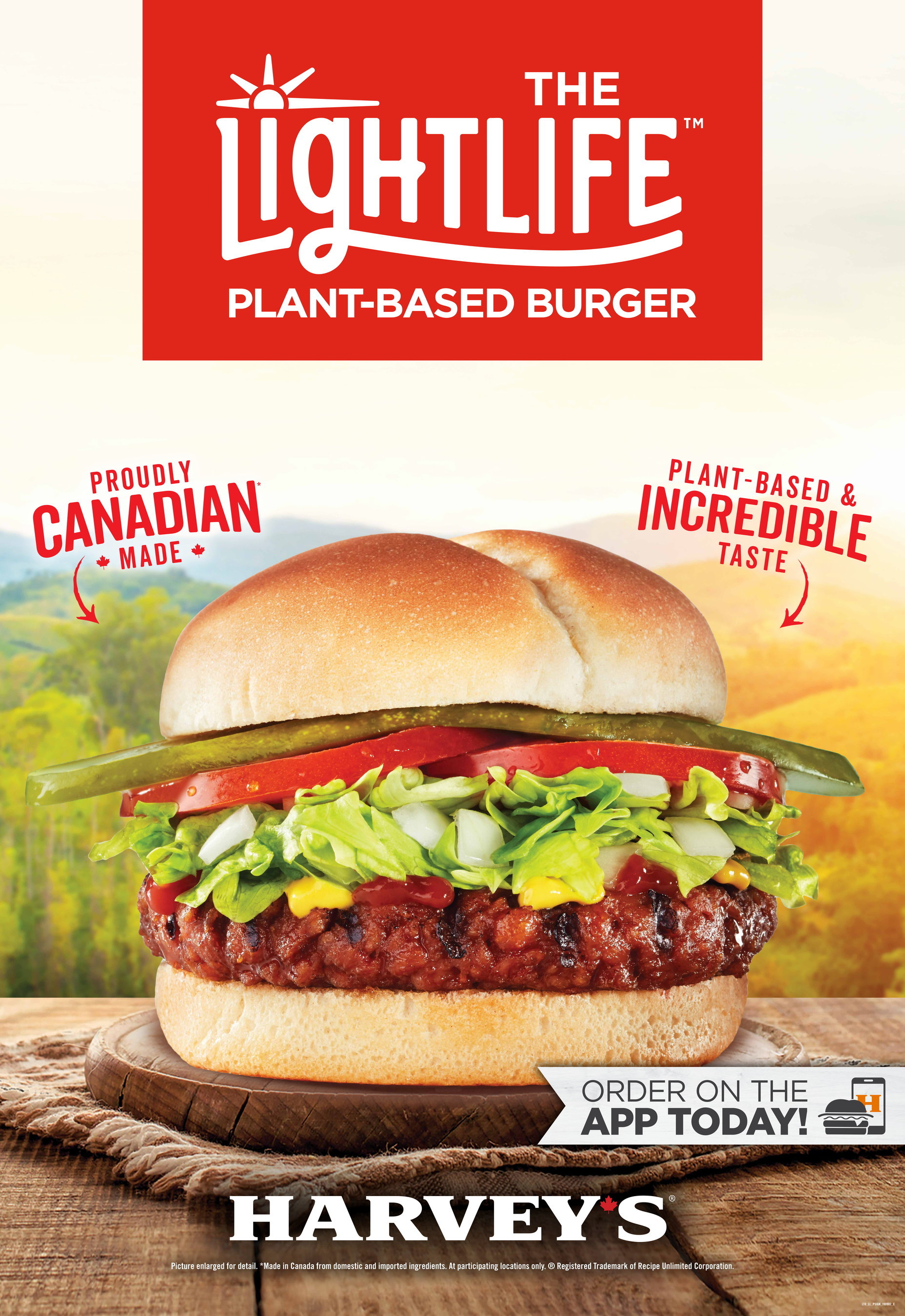 Harvey’s adds plantbased Lightlife burger to the menu » strategy